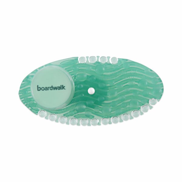 Boardwalk Curve Air Freshener, Cucumber Melon, Green, PK60 BWKCURVECMECT